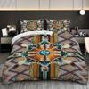 3pcs Abstract Persian Pattern Print Coreless Comfortable Bedding Set Bedrooms Dormitories Multiple Sizes Machine Washable