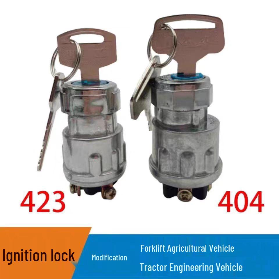 Трехпозиционный выключатель зажигания JK423/JK404 для автомобиля, трактора, вилочного погрузчика и сельскохозяйственной техники JK423 Ignition Switch