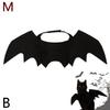 Halloween Cute Pet Clothes Black Bat Wings Harness Costume for Halloween Cosplay Cat Dog Halloween Party for Pet Supplies H U2T7