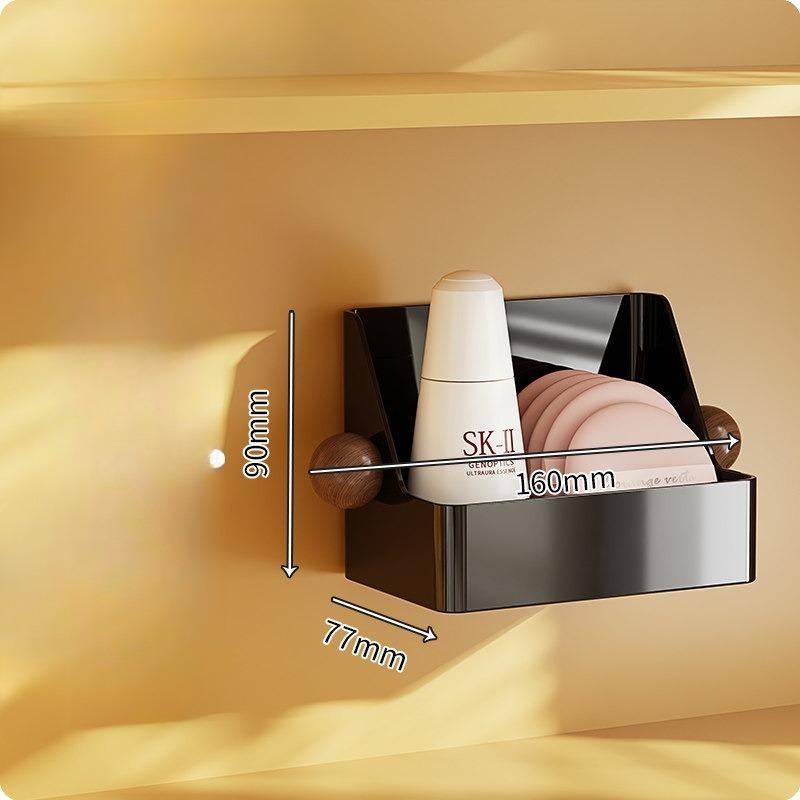 Mirror Cabinet Storage Box - Suitable for Home Use, Wall-mounted, for Bathroom, Desktop Storage, Skincare Products Storage, Storage Rack