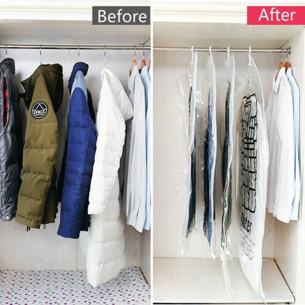 Dry Cleaner Dustproof Thickened Clothes Dust Cover Garment Bag Coat Protector Wardrobe Organizer