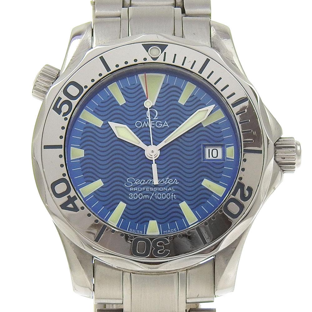 

OMEGA Seamaster Watches 2263.8 Professional 300 BlueDial Stainless Steel Quartz Analog display Boys Used