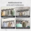 Upgrade Widen And Thicken Movable Aluminum Backdoor Hook Folding Robe Hooks for Bathroom Kitchen Accessories