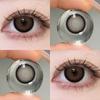 FUNSACHY 1 Pair Color Contact Lenses For Eyes Natural Gray Blue Beautiful Pupil Soft Natural Accessories Yearly Cosmetic Pupils