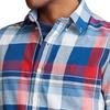 Polo Ralph Lauren SS25 Pony Logo Embroidered Plaid Short Sleeve Shirt Men Shirts MNPOWOV1N820075-999
