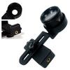 Macro Lens Adapter Clip-on Magnifier Non-slip Rubber Pad Curved Groove Clamp 1 4-inch Brass Nut For Smartphones