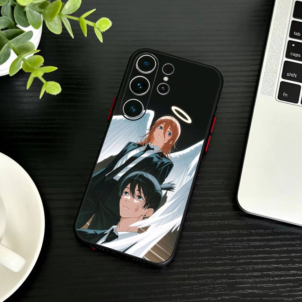 B-Reze C-Chainsaw Man  Phone Case For Samsung S26,S25,S24,S23,S22,S21,S20,Ultra,Plus,FE Black Soft Cover