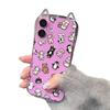 Full screen animal puppet suitable for Apple IP17/16Pro mobile phone case Air cat ears 15/14 cute 13 transparent