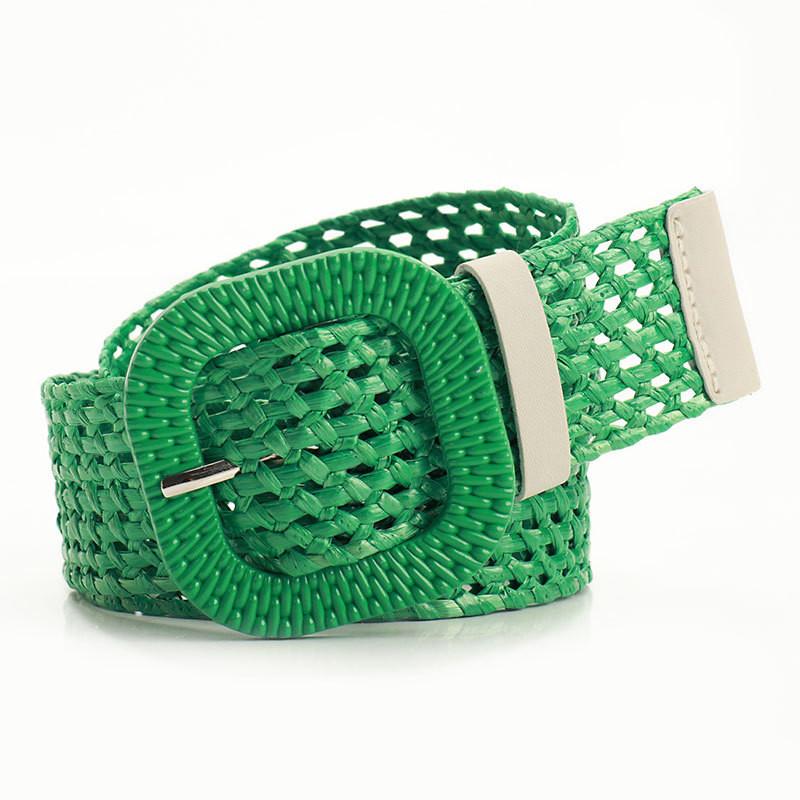 Woven Womens Belt With Plastic Buckle For Summer Casuals Elegant Fashionable Accessory For Dresses