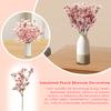Simulated Peach Blossoms Decoration, Silk Fabric, Fake Peach Blossoms Branches, Simulated Flowers