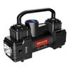 Przenośna sprężarka powietrza pompa do opon podwójna 30 cylindrów inteligentna elektryczna pompa powietrza w oponach samochodowych cyfrowy wyświetlacz 150psi 4.5
