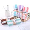 Striped Face Towel and Bath Towel Absorbent, Breathable Bath Towel and Hair Towel for Adults