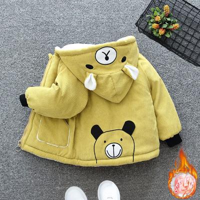 Boys' Fashion Fleece Coat 2025 Winter Children's Casual Cotton-padded Jacket