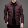 Men's Warm Winter Lightweight Business Casual Jacket with Shirt Collar