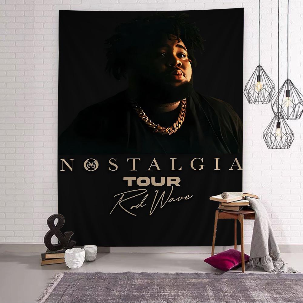 

Rod Wave Singer Anime Chart Tapestry Home Decoration hippie bohemian decoration divination Wall Hanging Home Decor 74x94cm(29x37in)