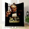 The Godfather Movie Poster Warm Blanket Design Flannel Blanket for Bedroom, Living Room, Sofa, and Nap Sofas