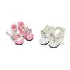 for 1/12BJD Doll for 1/8 OB11 Cute Doll Boots Leather Shoes Cowhide Dolls Shoes New Casual