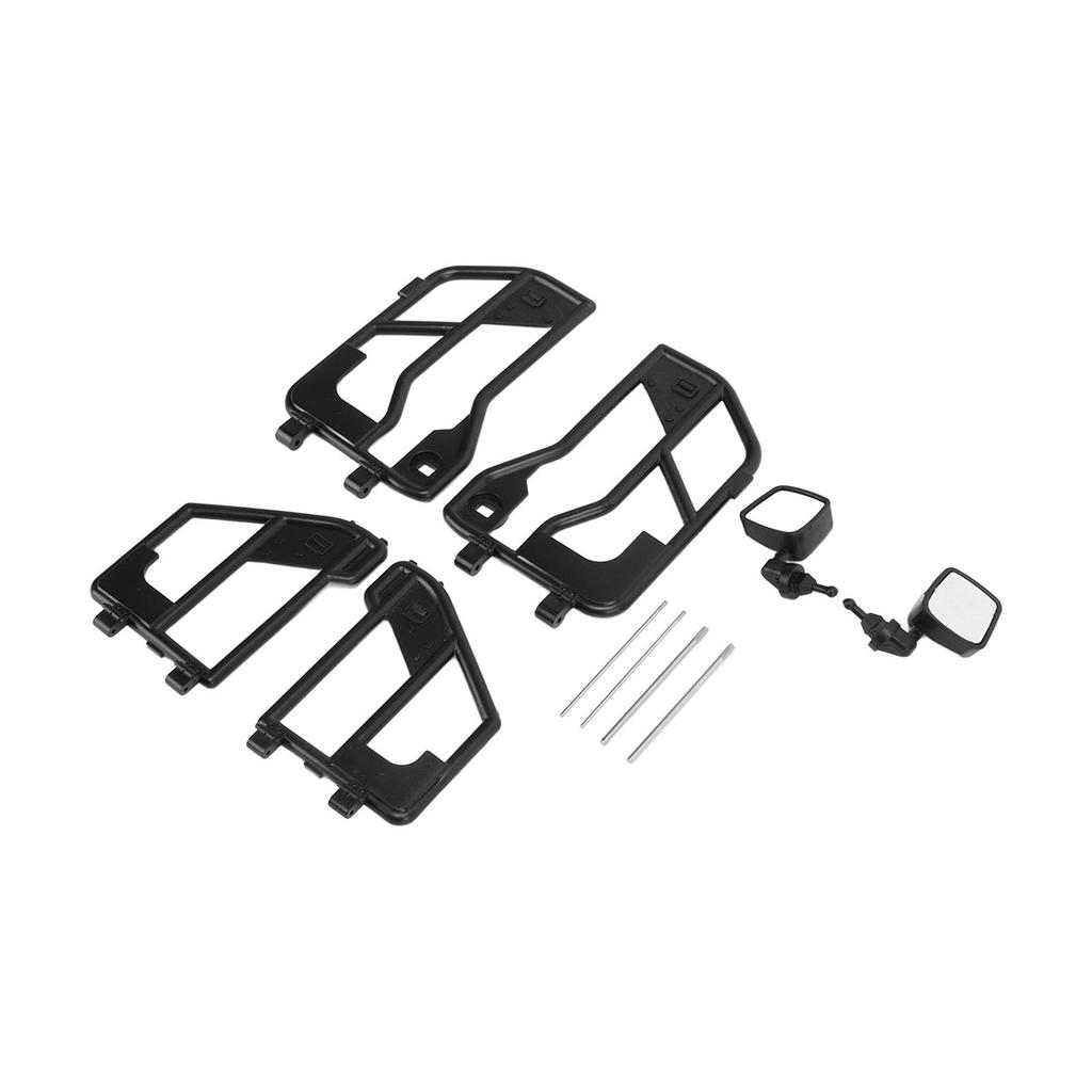 313mm Wheelbase Tube Doors Rear View Mirror Unassembled Kit for RC Car Body Shell