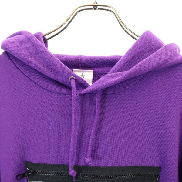 Brand new Star Star Re:MODEL Long sleeve Sweatshirts Ripped nylon pocket Men's Used