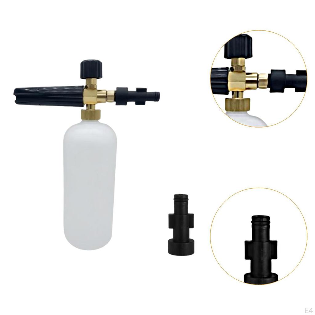 Car Snow Foam Sprayer Cleaning Supplies Container Multipurpose 1000ml Hand Pressure Washer Portable