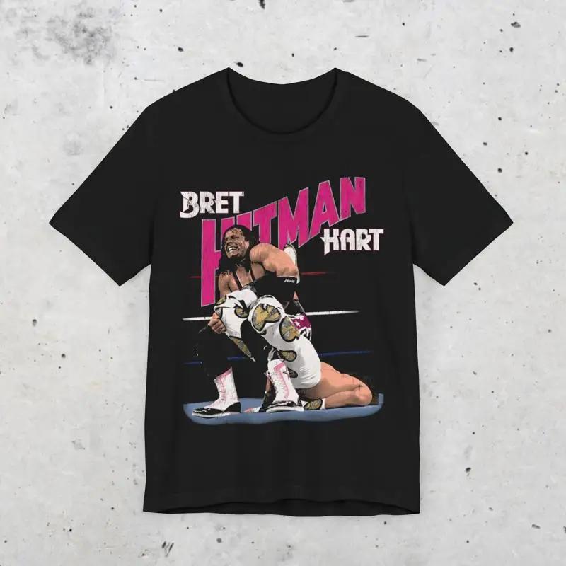 Bret Hitman Hart Wrestling T Shirt S разноцветный