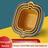 6-Piece Multifunctional Double-Layer Vegetable and Fruit Washing Basket Set