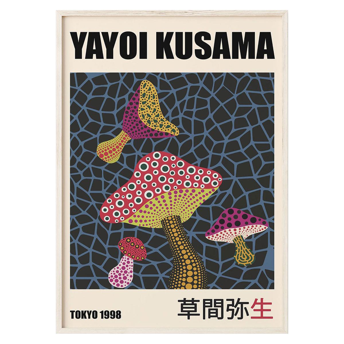 

Абстрактная живопись на холсте с тыквой Yayoi Kusama, японский художник, принты плакатов, настенные художественные фотографии, домашний декор для гостиной, Cuadros 60x90cm No Framed