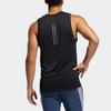 Adidas Tank Tops Men's Black Crew Neck Moderate Straight Fit GP7661