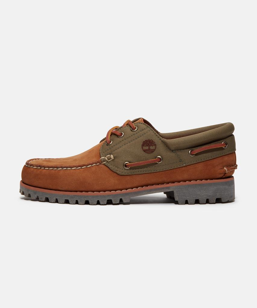 Timberland (Men'S) Authentic Boat Shoes - Medium Brown Nubuck / A6Dxw-Em5