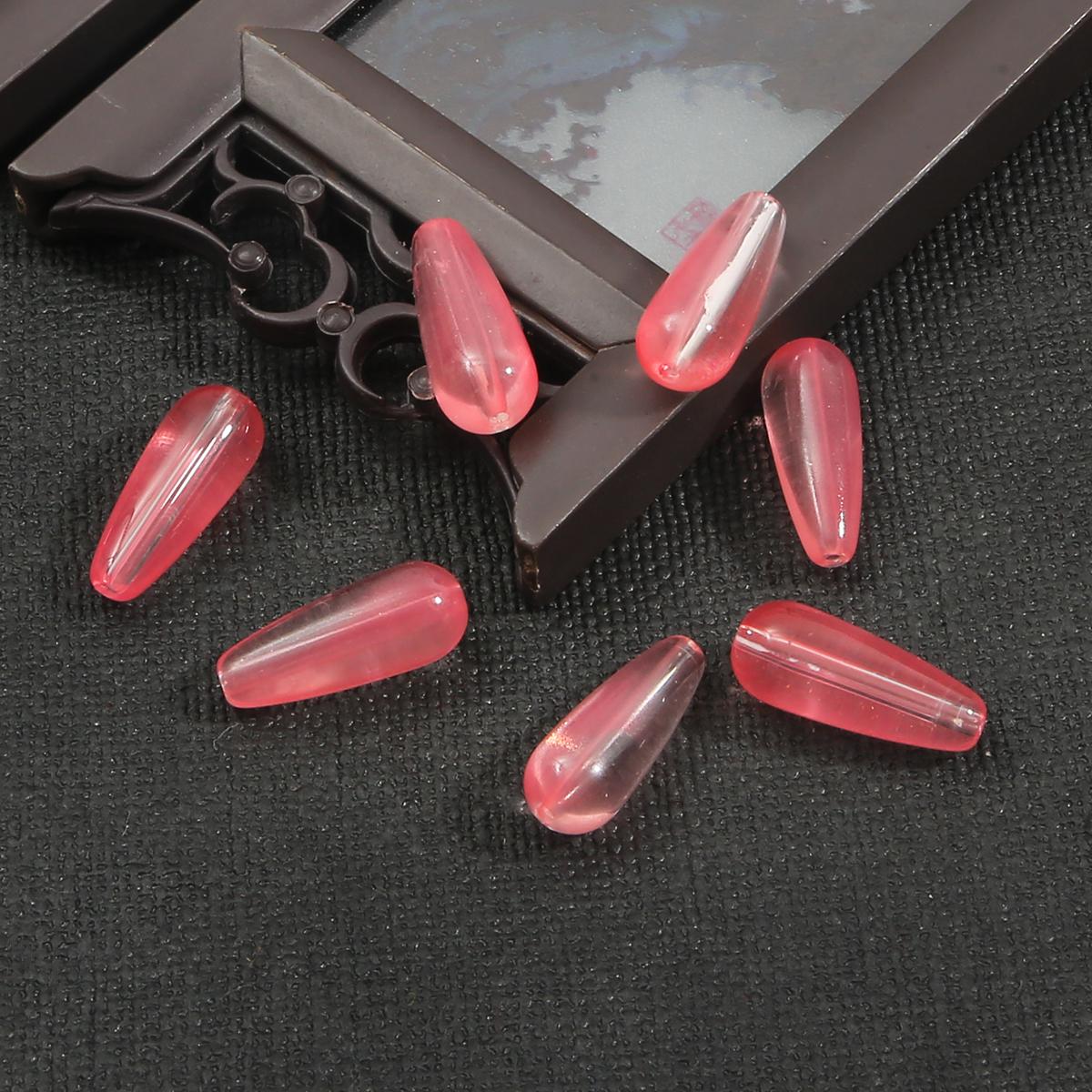 

10 шт., бусины в форме капли, стеклянные бусины с прямым отверстием для изготовления ювелирных изделий, браслет, ожерелье, серьги, аксессуары