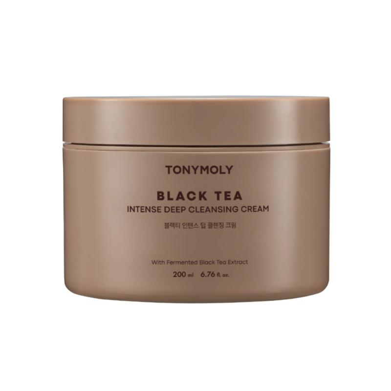 [TONYMOLY] Black Tea Intense Deep Cleansing Cream 200ml Antioxidant & Nourishing Makeup Remover