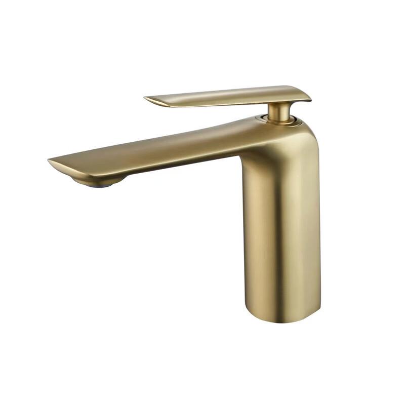 XinHaiJiaLan 1278 Brushed Gold Basin Faucet