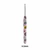 Sunflower Printed Handle Knitting Needles Fine Hook Head Doll Weaving Hooks  For Doll Weaving