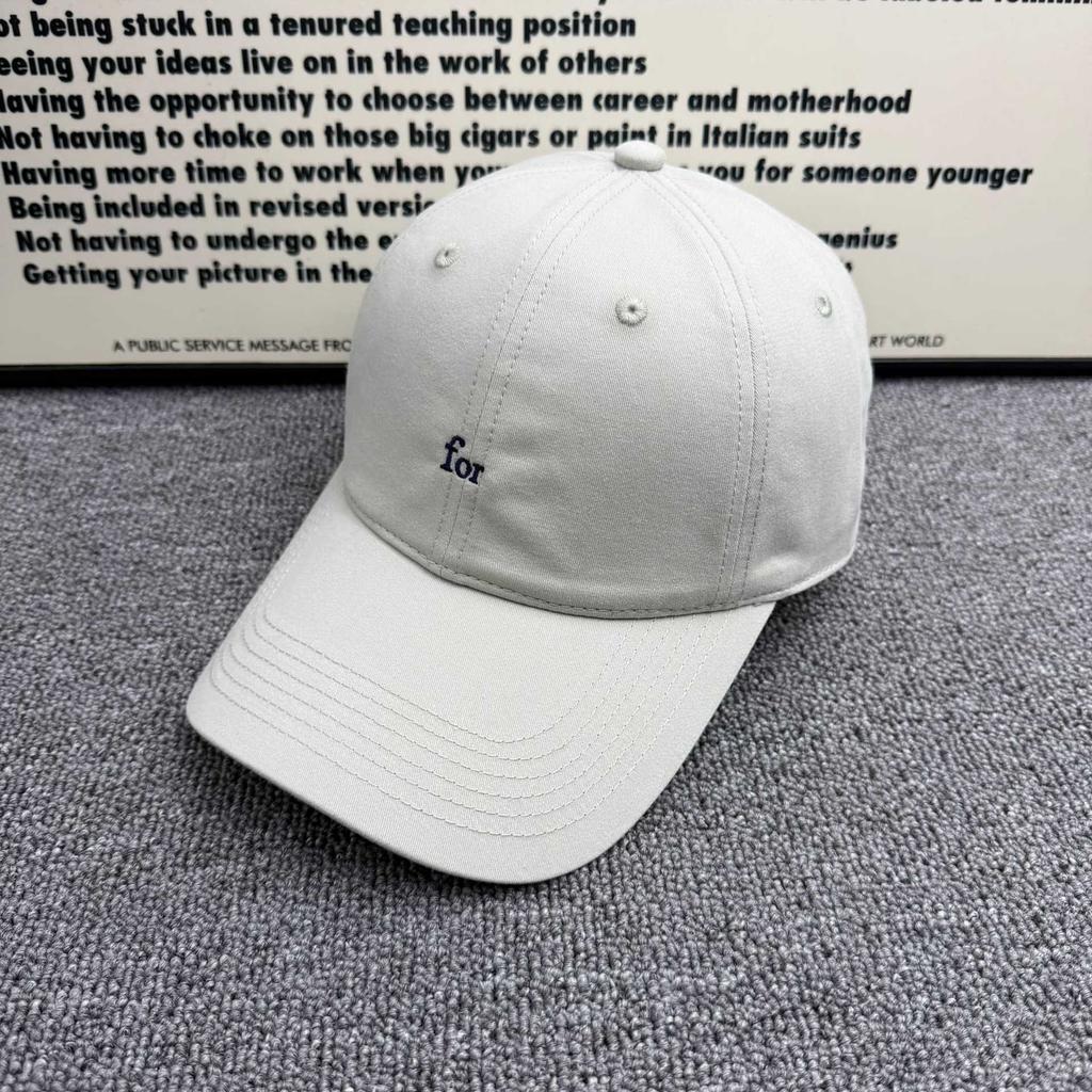 Premium Minimalist Baseball Cap Small Letter Embroidery Soft Top Versatile Sunscreen Cap Commuter Spring and Summer Cap