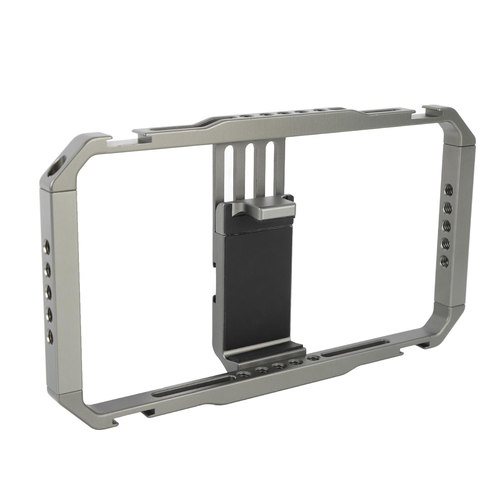 

Smartphone Video Rig Camera Cage Phone Video Stabilizer Grip Vlogging Cage for Installing Fill Light Microphone