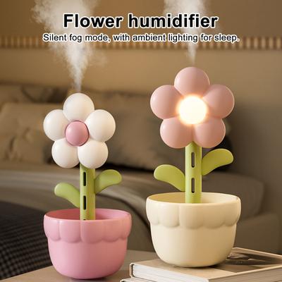 Zvlhčovač 300 ml Velký objem páry Tichý design Zvlhčovač do dětského pokoje Přenosné nabíjení Zvlhčovač do ložnice