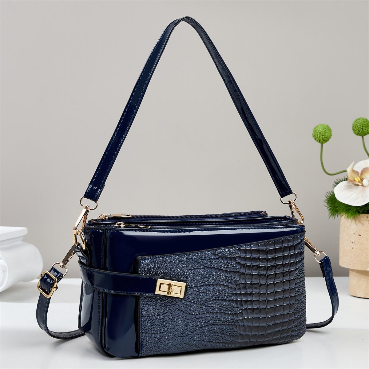 

New Fashion Women s Bag High Quality Elegant Crossbody Bag Trend Brand Ladies Shoulder Bag Designer Luxury Square Handbag 24x9x14cm