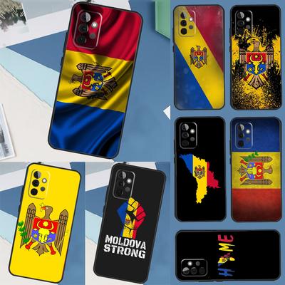 Moldova Flag Phone Case For Samsung Galaxy A13 A23 A33 A53 A73 A14 A34 A54 A12 A32 A52 A51 A71 Cover