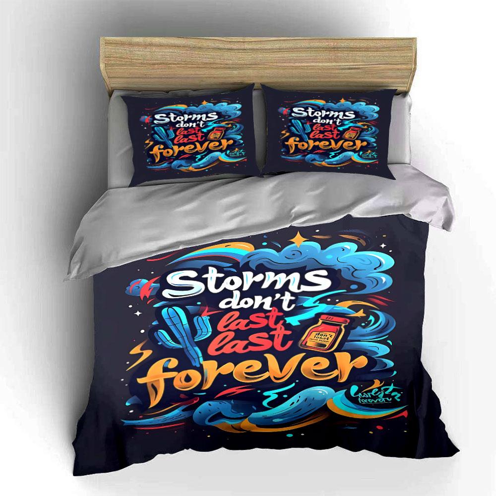 Inspirational text with clouds. Bedding sets Duvet cover sets Duvet covers Pillowcases(1* Duvet Cover 2* Pillowcases without duvet insert)
