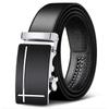 Trendy Youth & Middle-Aged Men's Genuine Leather Automatic Buckle Belt - Korean Style for Casual & Business Wear