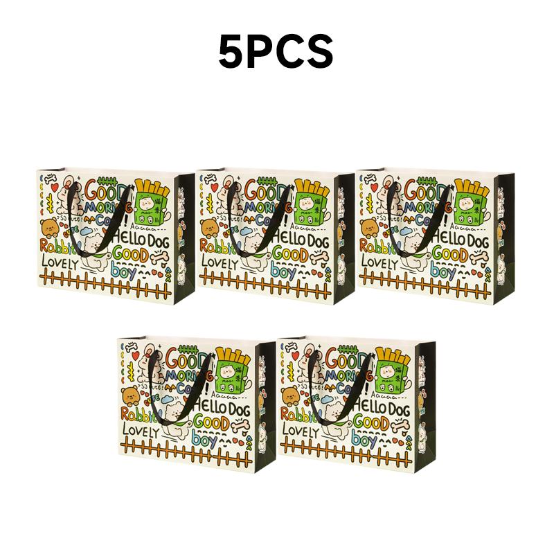 

40 шт. мультяшный граффити подарочный пакет упаковка для подарка на день рождения большая вместительная подарочная сумка креативная сумка для покупок