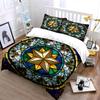 Colorful Star Design Decor Set Soft Comfortable Duvet Cover Bedding Set Included 1*Duvet Cover & 2*Pillowcases, Gift