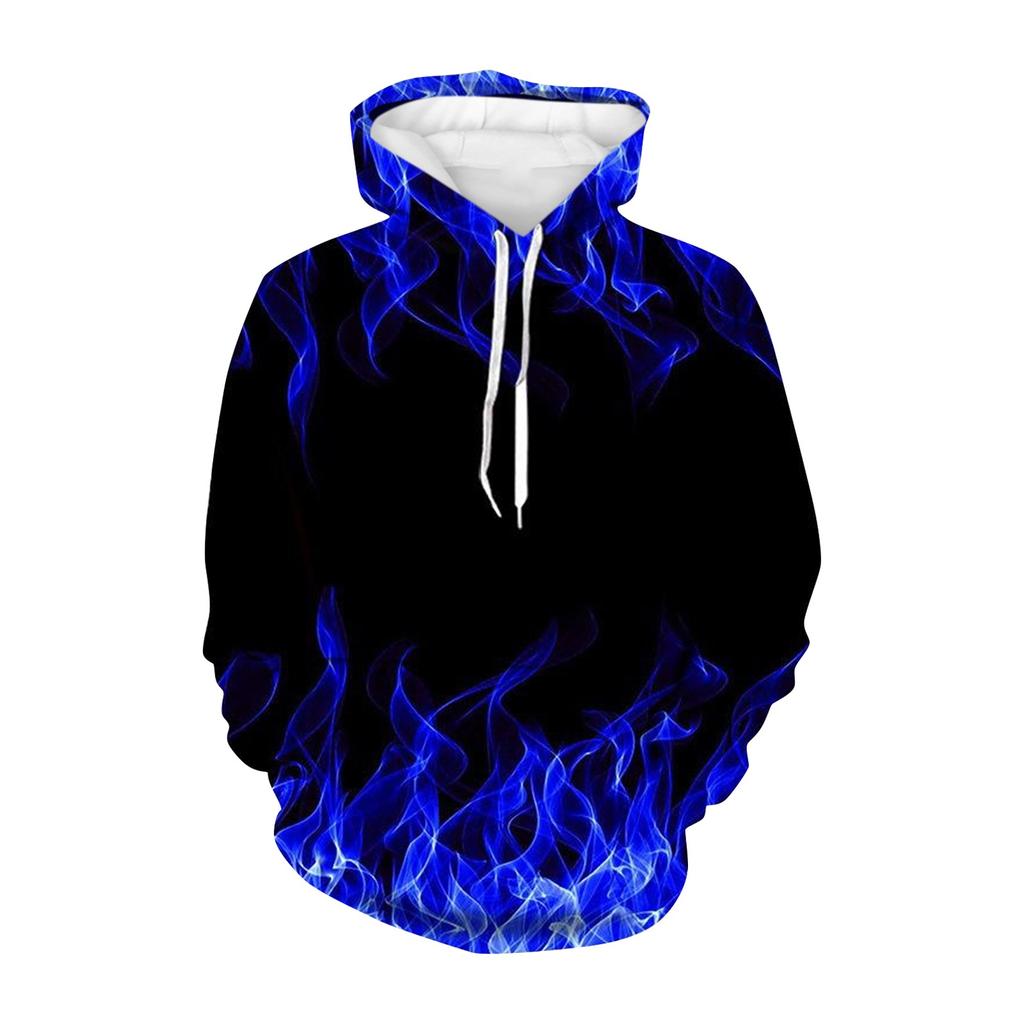 3D Sweater Vortex Print Long Sleeve Hoodie Men's Sportswear