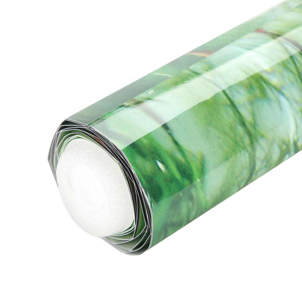 Vatten Gräs Stil Akvarium Fisk Tank Bakgrund Poster PVC Självhäftande Dekor Papper (76*46cm)