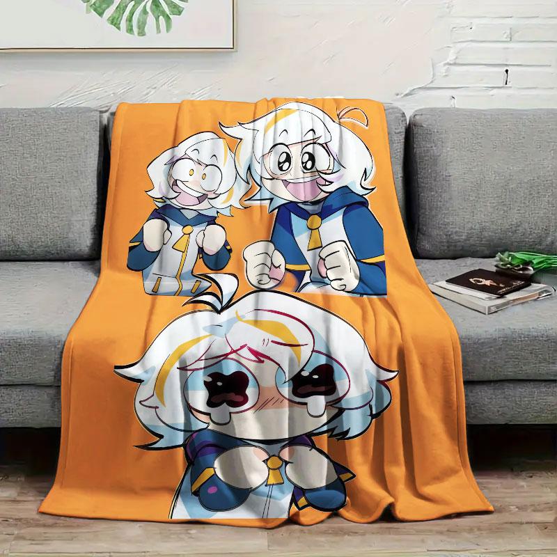 

1Pc ChuyMine Print Flannel Blanket, High quality Comfortable for All Seasons, Home Decor, Warmth and Comfort, Perfect for Christmas Gifts 80cm x 120cm