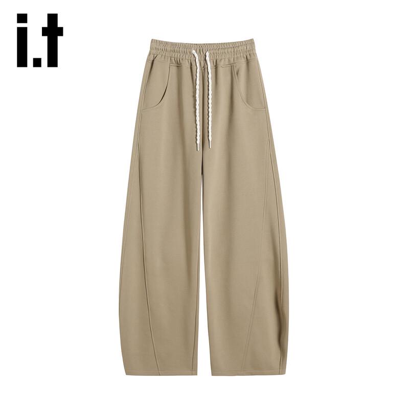 Izzue IT Women s High-Waist Curved Casual Pants S