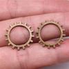 40pcs Small Size Gear Steampunk Charms Vintage Metal Zinc Alloy Steampunk Mini Gear Charms Fit Jewelry Pendant Charms Makings