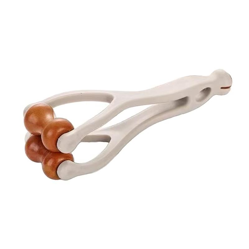 1/2pc Finger Massager Roller Solid Wood Multi-functional Points Joint Press Massager Finger Stretch Exercise Relax Fatigue Tools