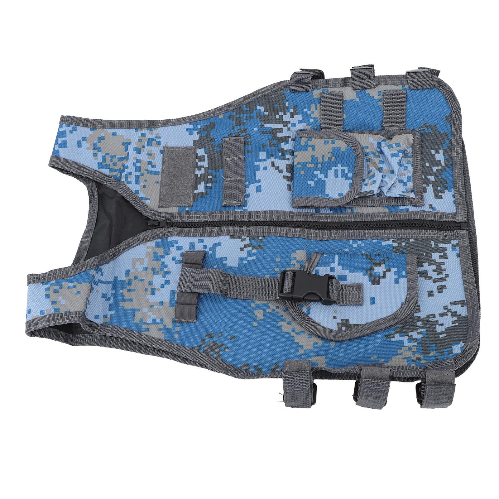 Детский военный жилет Жилет для улицы Тренировочный защитный жилет Небесно-голубой Детский тренировочный жилет L