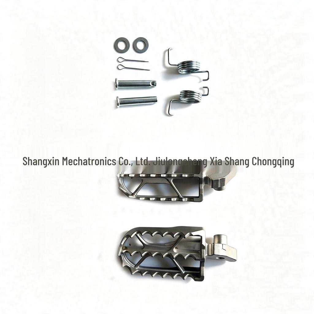 Universal Stainless Steel Front Foot Pegs for CQR150/250 Off-Road Motorcycles
